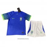 Brazil Away Shirt Kid 2022