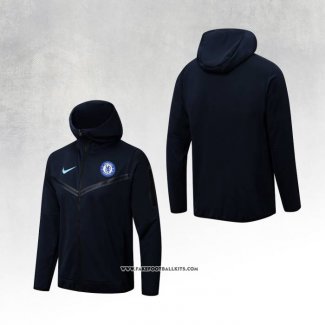 Chaqueta con Capucha del Chelsea 22/23 Blue