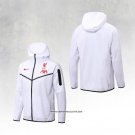 Chaqueta con Capucha del Liverpool 22/23 White