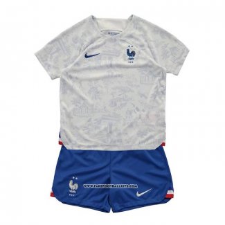 France Away Shirt Kid 2022