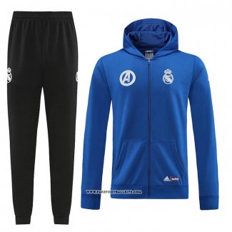 Hooded Tracksuit Real Madrid 22/23 Blue