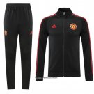 Jacket Tracksuit Manchester United 22/23 Black