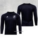 Mexico Goalkeeper Shirt Long Sleeve 2022 Black