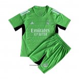 Real Madrid Goalkeeper Shirt Kid 23/24 Green