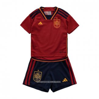 Spain Home Shirt Kid 2022