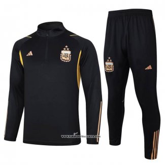 Sweatshirt Tracksuit Argentina Kid 23/24 Black