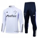 Sweatshirt Tracksuit Cruzeiro 23/24 White