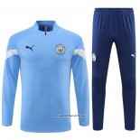 Sweatshirt Tracksuit Manchester City 22/23 Blue