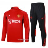 Sweatshirt Tracksuit Manchester United 23/24 Red