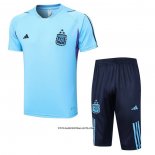Tracksuit Argentina Short Sleeve 23/24 Blue - Shorts