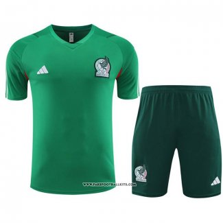 Tracksuit Mexico Short Sleeve 23/24 Green - Shorts