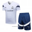 Tracksuit Olympique Marseille Short Sleeve 22/23 White - Shorts