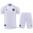 Tracksuit Paris Saint-Germain Jordan Short Sleeve 22/23 White - Shorts