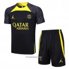 Tracksuit Paris Saint-Germain Jordan Short Sleeve 23/24 Black - Shorts