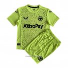 Wolves Away Goalkeeper Shirt Kid 23/24