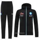 Hooded Tracksuit Napoli 22/23 Black