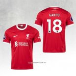 Liverpool Player Gakpo Home Shirt 23/24