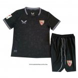 Sevilla Goalkeeper Shirt Kid 23/24 Black