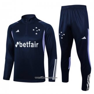 Sweatshirt Tracksuit Cruzeiro 23/24 Blue