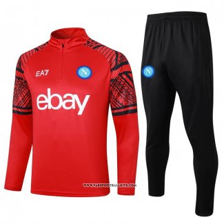 Sweatshirt Tracksuit Napoli 23/24 Red