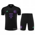 Tracksuit Bayern Munich Short Sleeve 23/24 Black - Shorts