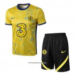 Tracksuit Chelsea Short Sleeve 22/23 Yellow - Shorts