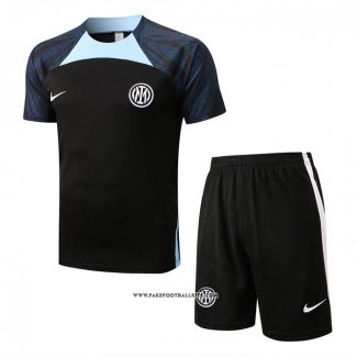 Tracksuit Inter Milan Short Sleeve 22/23 Black - Shorts