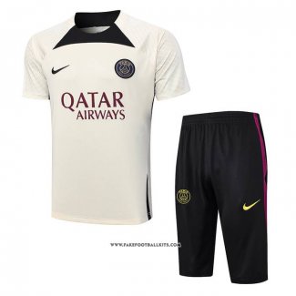 Tracksuit Paris Saint-Germain Short Sleeve 23/24 Apricot - Shorts