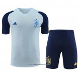 Tracksuit Spain Short Sleeve 23/24 Blue - Shorts