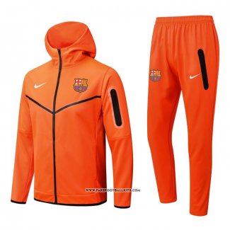 Hooded Tracksuit Barcelona 22/23 Orange