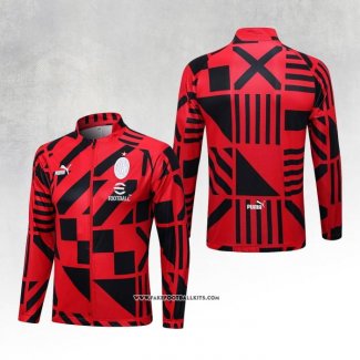 Jacket AC Milan 22/23 Red and Black