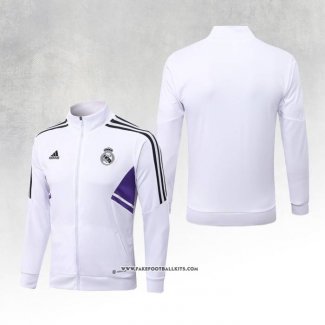 Jacket Real Madrid 22/23 White and Purpura