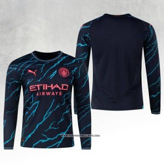 Manchester City Third Shirt Long Sleeve 23/24