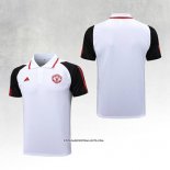 Manchester United Shirt Polo 23/24 White