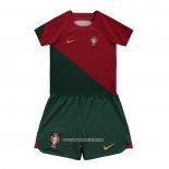 Portugal Home Shirt Kid 2022
