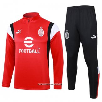 Sweatshirt Tracksuit AC Milan 23/24 Red and White