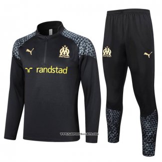 Sweatshirt Tracksuit Olympique Marseille 23/24 Black