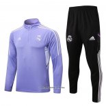 Sweatshirt Tracksuit Real Madrid 22/23 Purpura