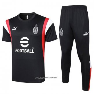 Tracksuit AC Milan Short Sleeve 23/24 Black