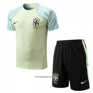 Tracksuit Brazil Short Sleeve 22/23 Green - Shorts