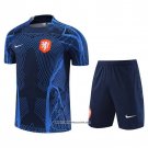 Tracksuit Holland Short Sleeve 22/23 Blue - Shorts