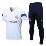 Tracksuit Olympique Marseille Short Sleeve 22/23 White