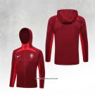 Chaqueta con Capucha del Portugal 23/24 Red