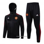 Hooded Tracksuit Manchester United 22/23 Black