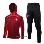 Hooded Tracksuit Portugal 23/24 Red