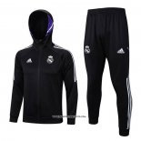 Hooded Tracksuit Real Madrid 22/23 Black