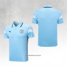 Manchester City Shirt Polo 22/23 Blue