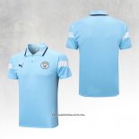 Manchester City Shirt Polo 22/23 Blue