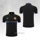 Manchester United Shirt Polo 22/23 Black and Blue