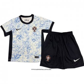 Portugal Away Shirt Kid 2024